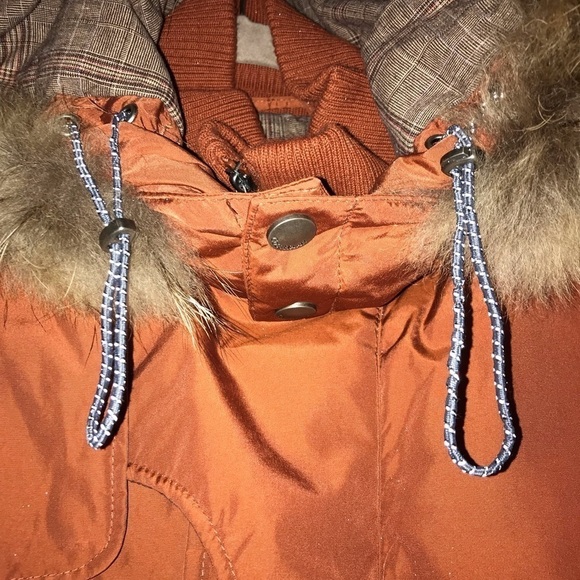 Cole Haan Down Filled Anorak 100% Raccoon Fur Removable Hood Parka Coat … - Picture 13 of 14